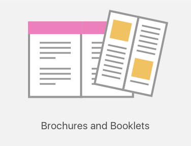 Brochure and booklet printing icon