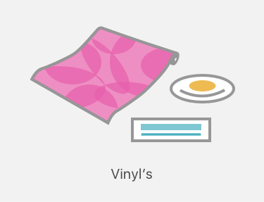 Vinyl printing icon
